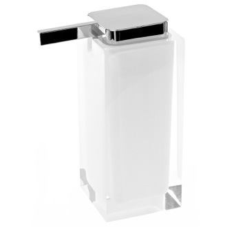 Soap Dispenser Soap Dispenser, Square, White, Countertop Gedy RA80-02
